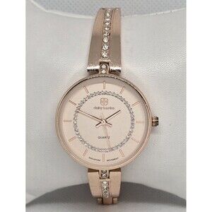 Women's Daisy Fuentes Stylish Trendy Rose Gold Tone Bangle Bracelet Watch 14
